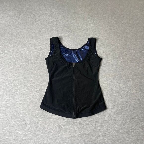 Lucky Clover Women’s Sauna Sweat Vest Adjustable Zipper Waist Trainer Tank Top - Picture 8 of 8